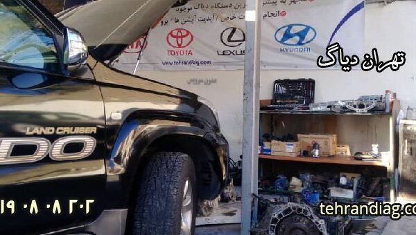 صافکاری و نقاشی تویوتا نوشهر